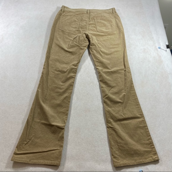 Old Navy Pants Women’s 8 Corduroy Pants light brown Flare boot Cut zip pockets - Picture 8 of 10